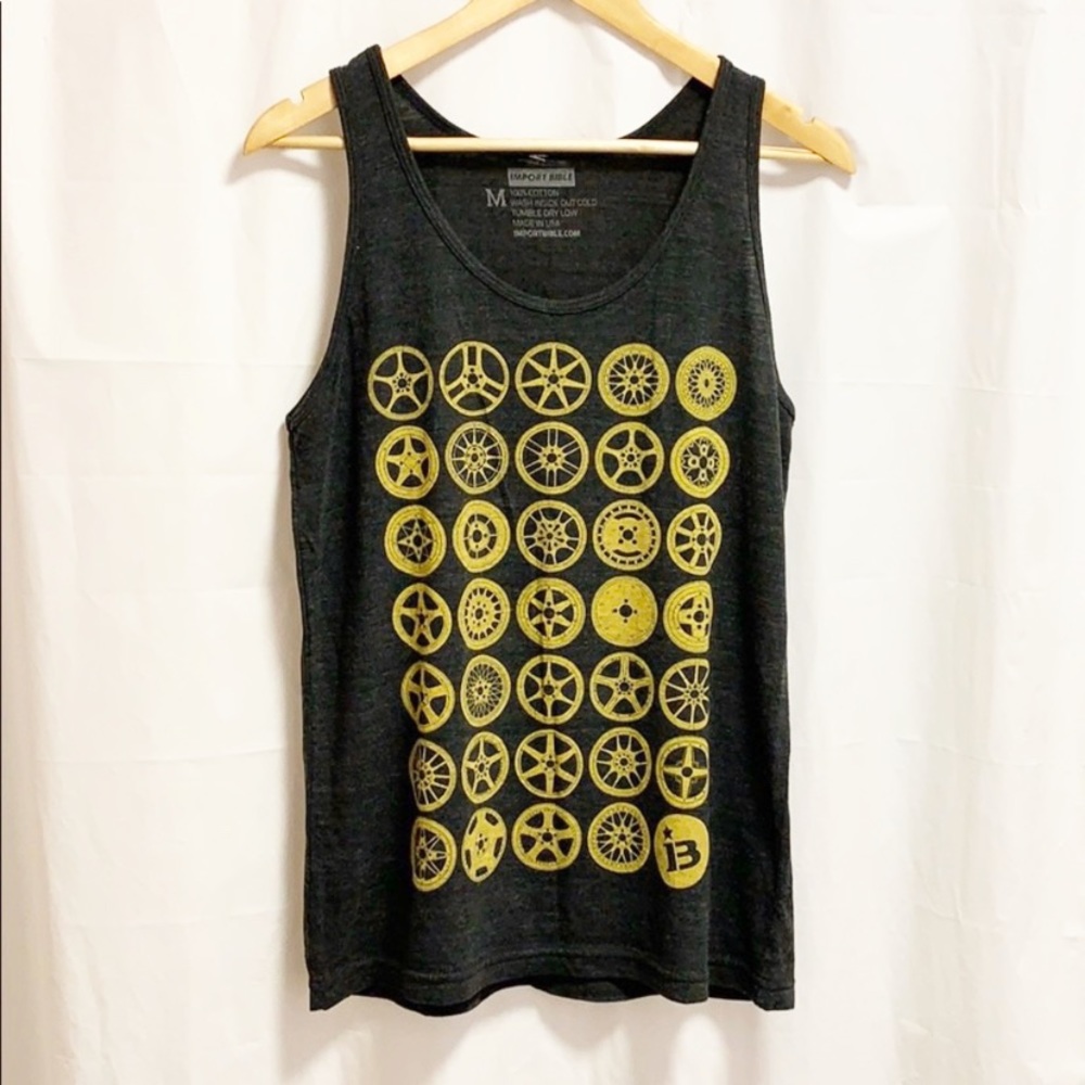 Import Bible Tire Rims Unisex Tank Medium